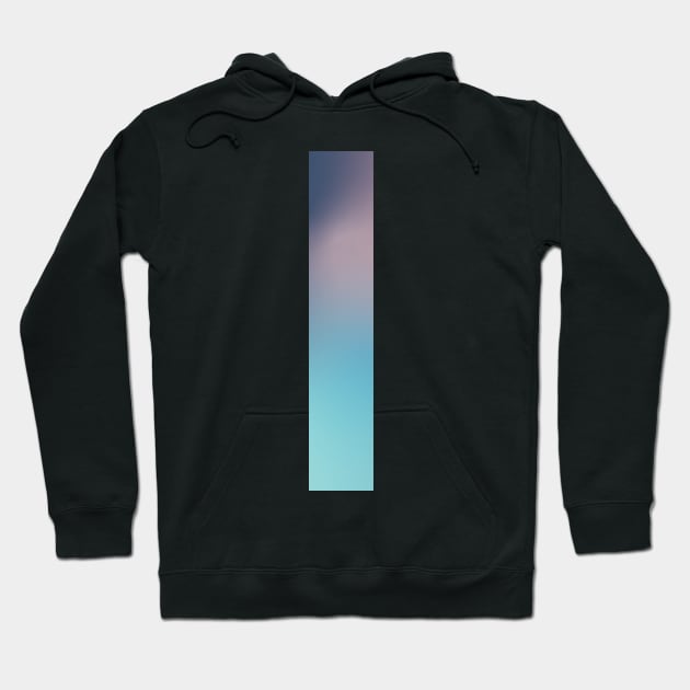 Gradient Letter I Initial Alphabet Hoodie by murialbezanson